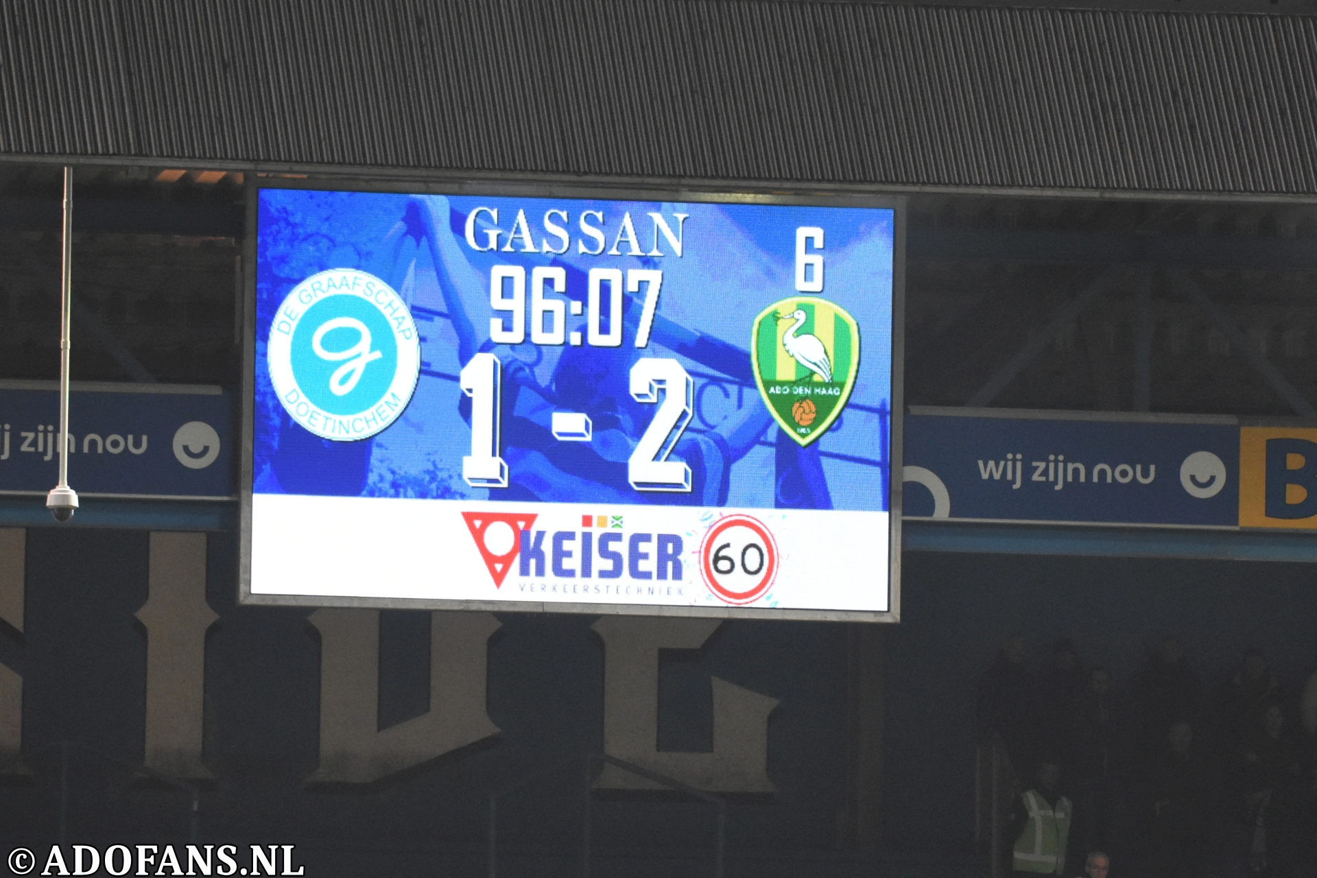 De Graafschap ADO Den Haag keukenkampioendivisie