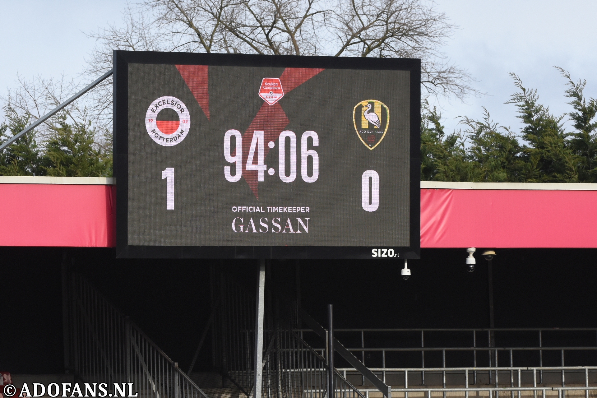 keukenkampioen divisie Excelsior ADO Den Haag