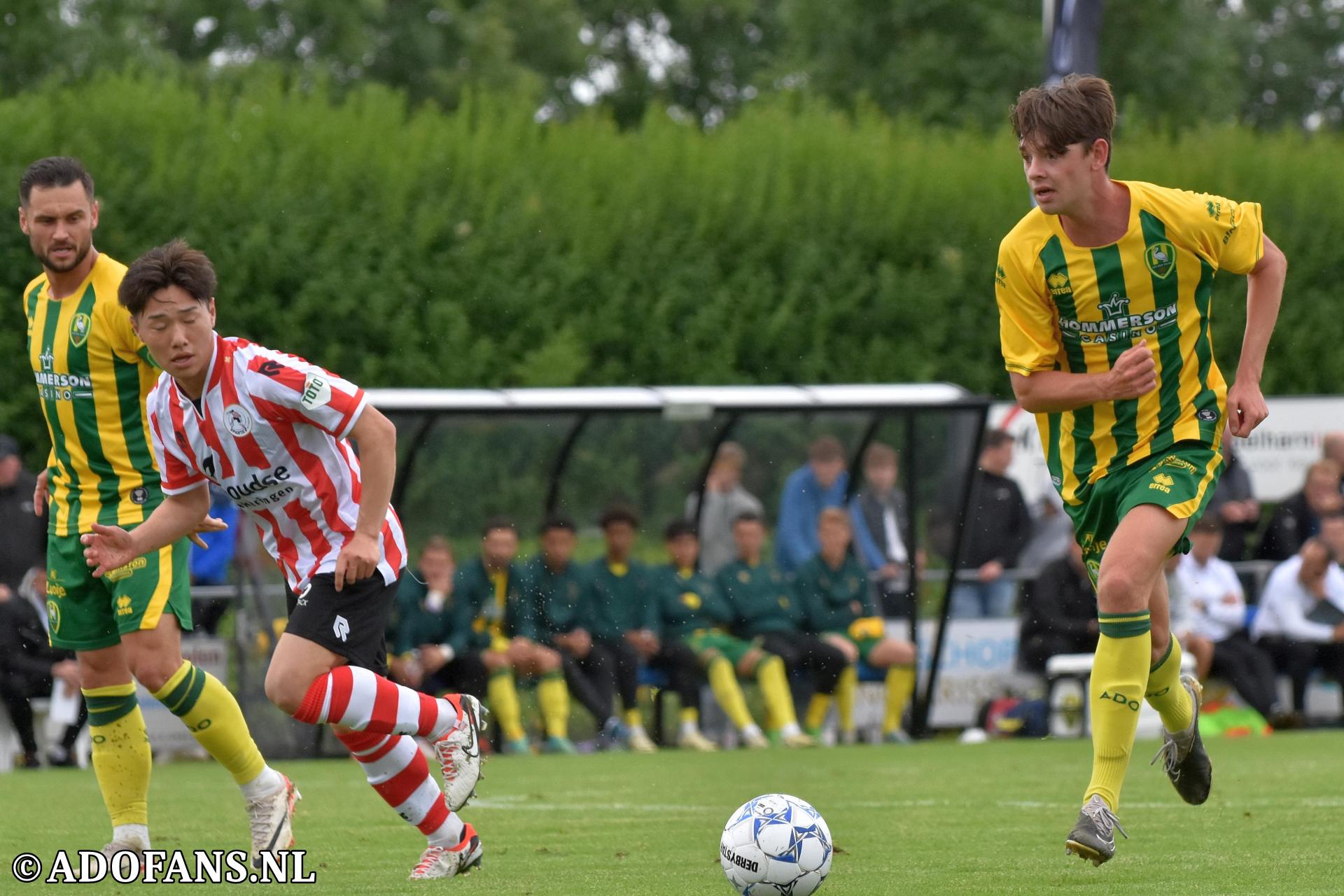 oefenwedstrijd Sparta Rotterdam ADO Den Haag  Finn de Bruijn