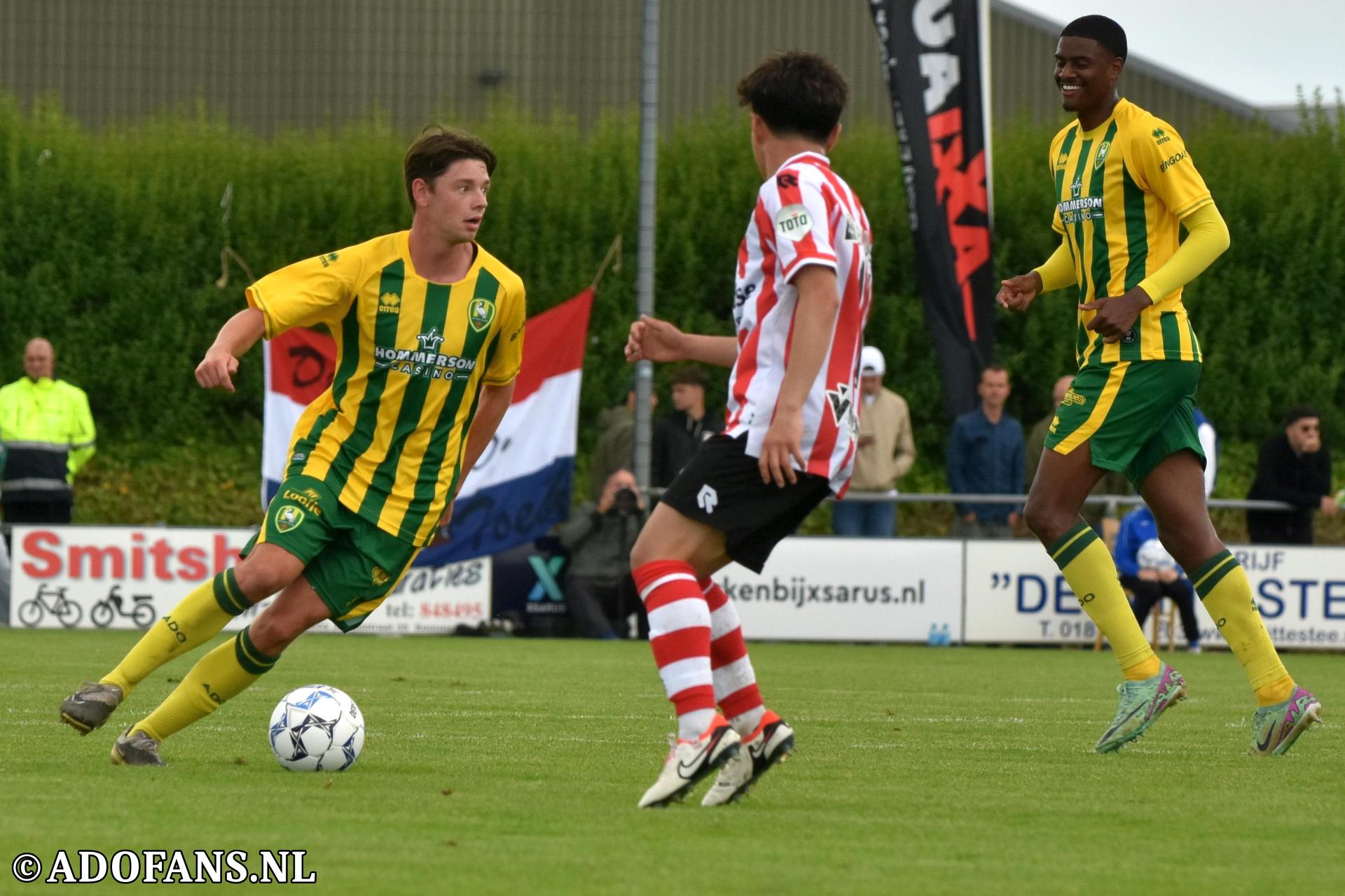 oefenwedstrijd Sparta Rotterdam ADO Den Haag  Finn de Bruin