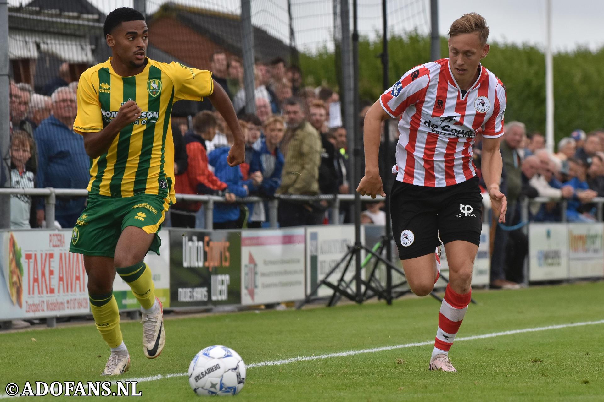 oefenwedstrijd Sparta Rotterdam ADO Den Haag 