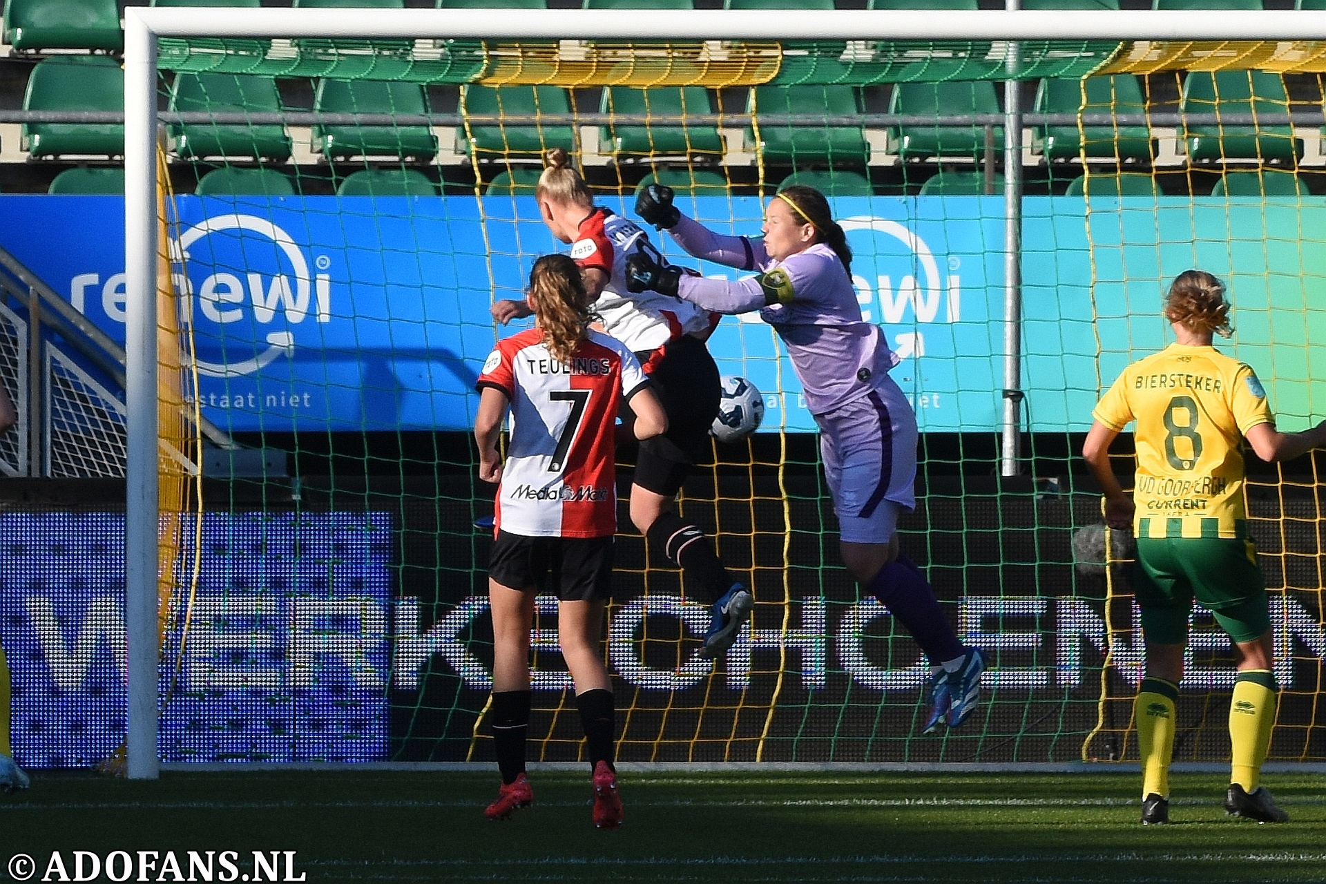 Vrouwen voetbal ADO Den Haag Feyenoord 