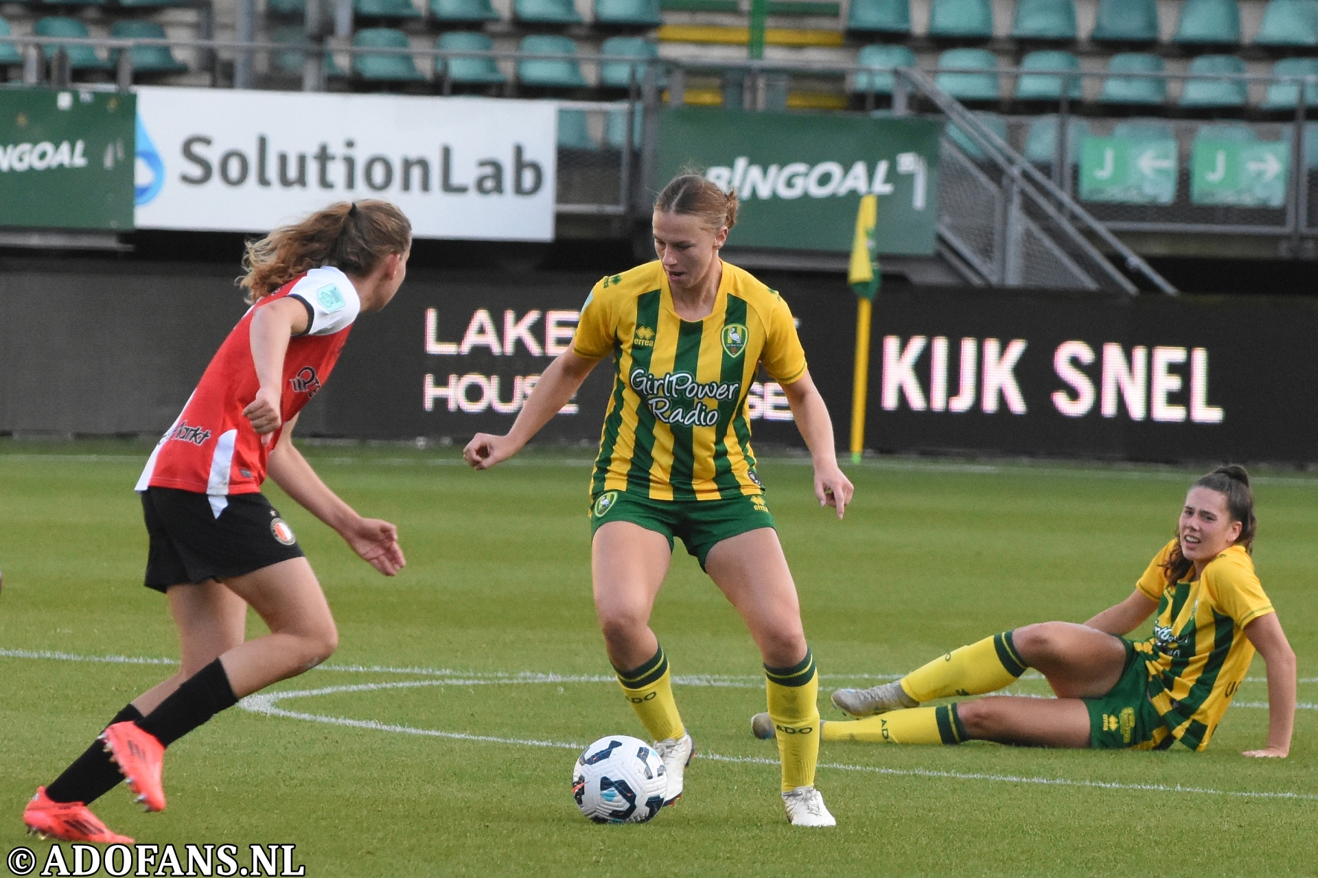 Vrouwen voetbal ADO Den Haag Feyenoord 