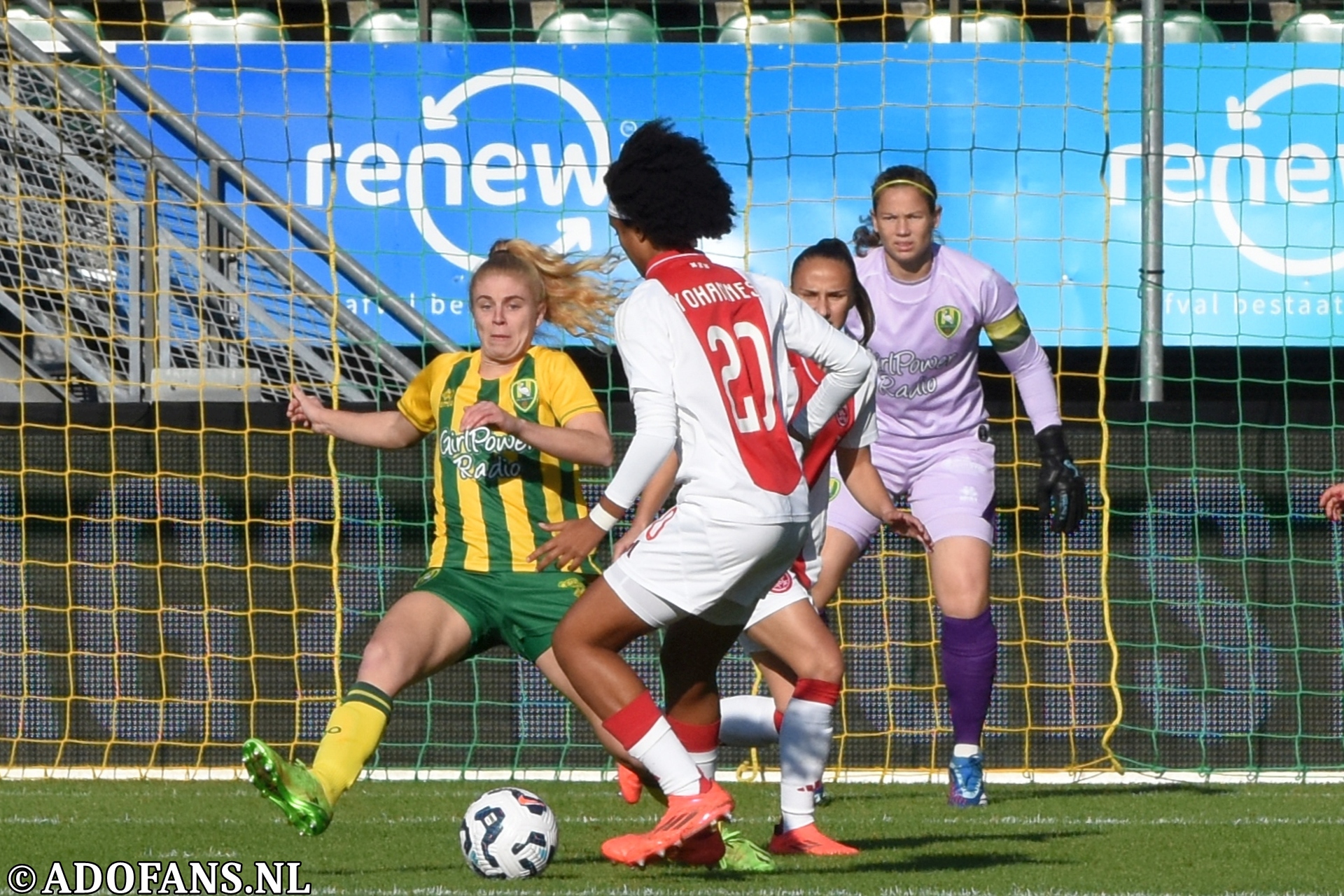 Azerion vrouwenvoetbal ADO Den Haag Ajax