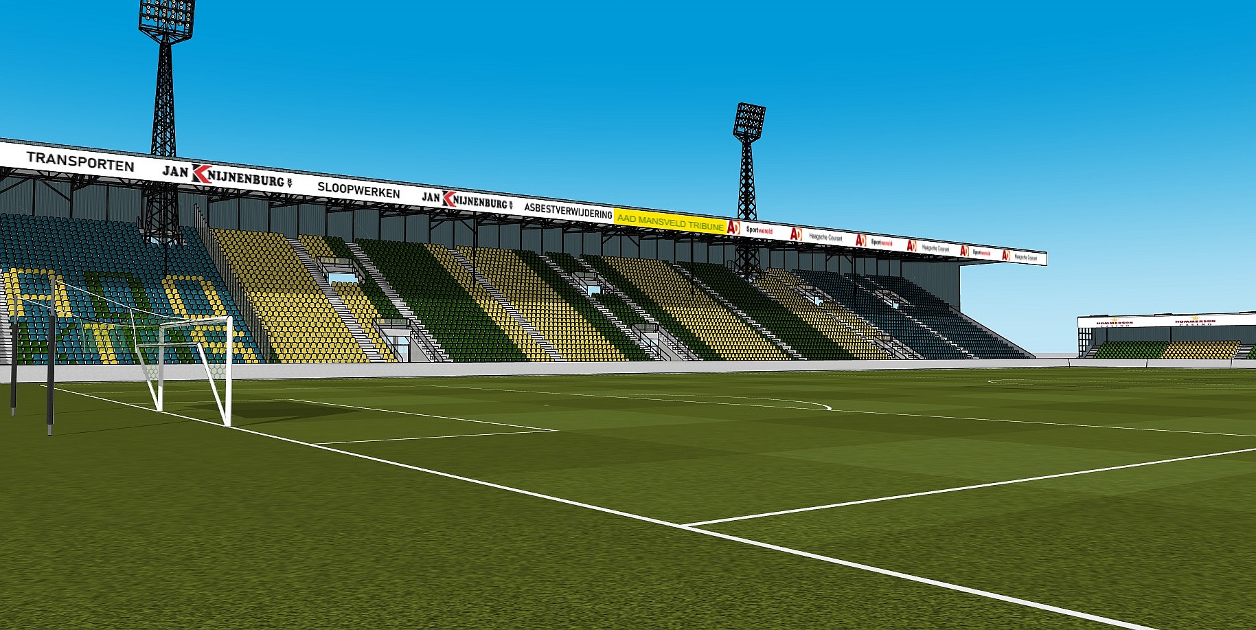 Zuiderparkstadion noord tribunne 3D